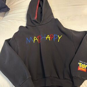 Madhappy Black Hoodie with Toy Story Design
